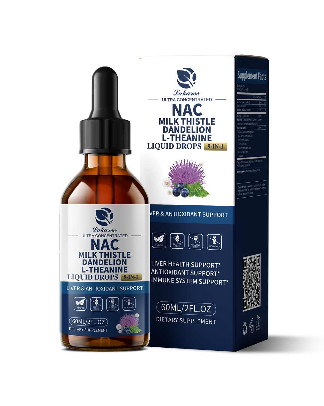 Lukaree Liposomal NAC Supplement – 700mg N-Acetylcysteine with