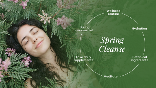 Person enjoying outdoor wellness routine symbolizing a natural spring body cleanse and lifestyle reset. By Lukaree supplement
