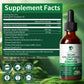 Vegan Chlorophyll Liquid Drops 200mg, Advanced Liquid Chlorophyll for Natural Cleansing & Immune Health, Internal Deodorant, Skin & Gut Health, Sugar-Free, Non-GMO, 1 Fl Oz - Mint Flavor