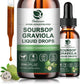 (2 Packs) Organic Soursop Graviola Extract Liquid Drop Plus Pure Botanical Sea Moss for Cell Support & Regeneration, Immunity, Liver, Sleep & Antioxidant - 7-in-1 Soursop Bitters Liquid, 1 Fl Oz