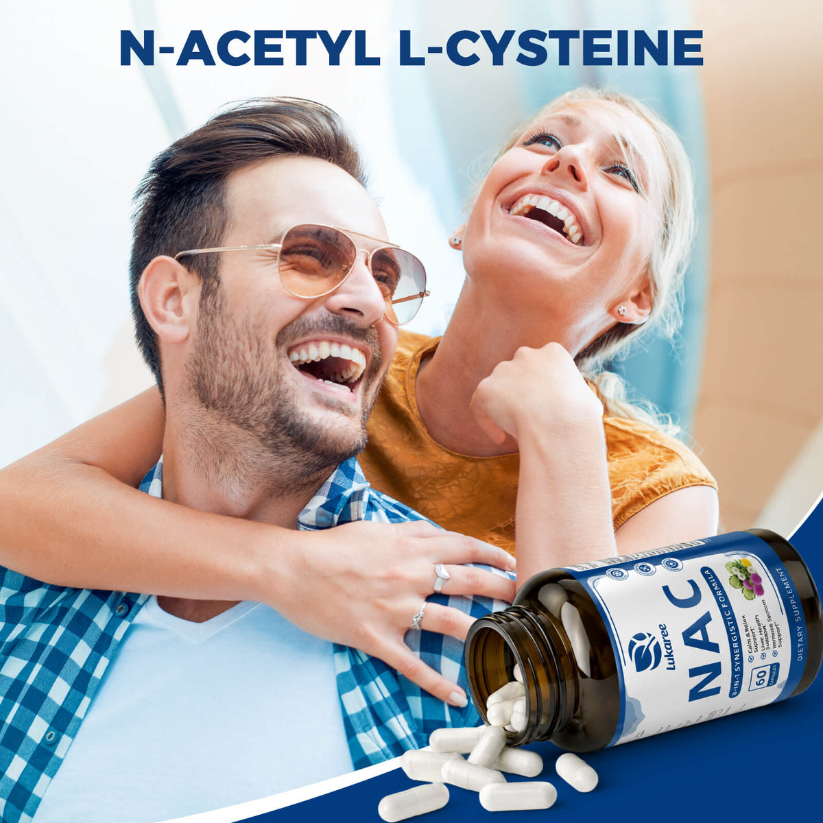 NAC & Milk Thistle Liver Detox Capsules with DHM & GABA• 60 Capsules