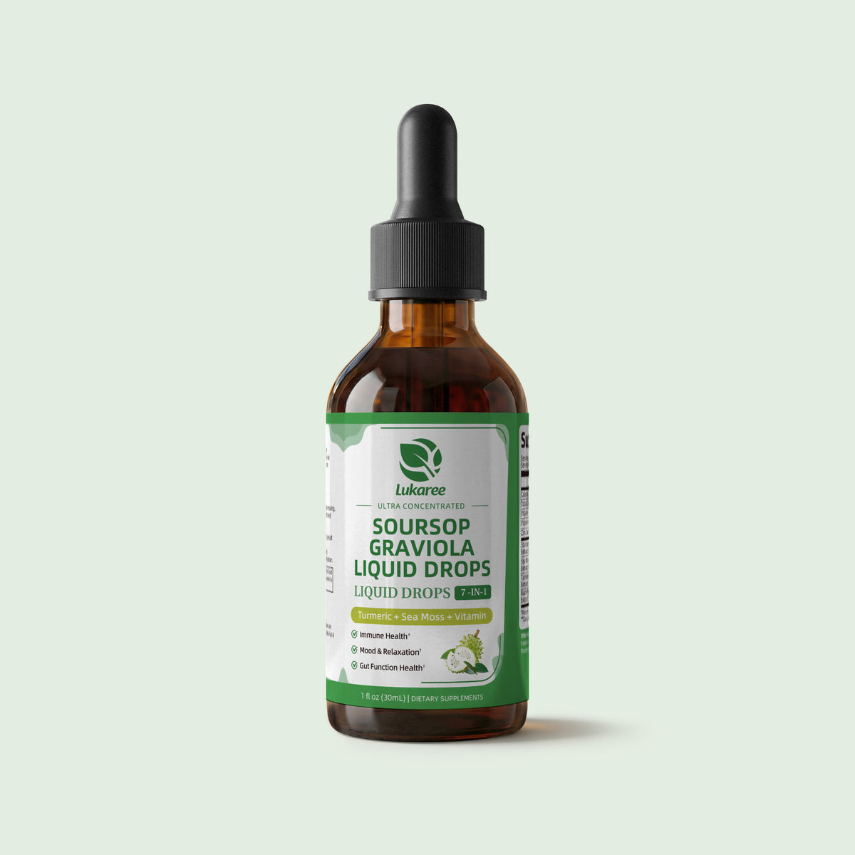 7-IN-1 Soursop Liquid Drops • 1 fl oz (2-Pack)