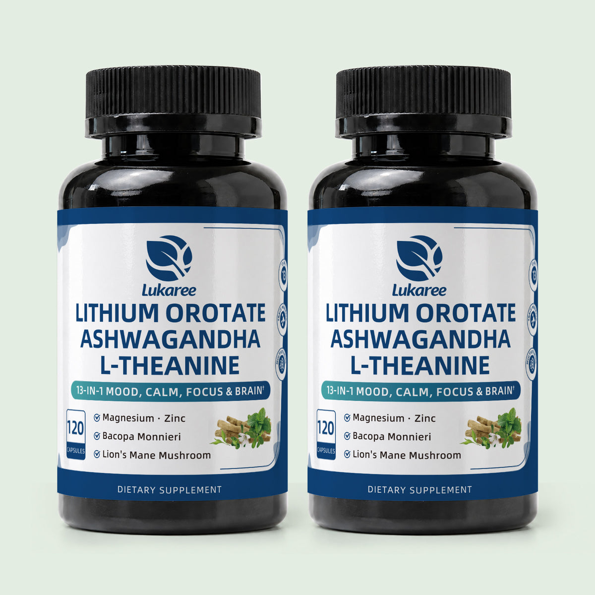 13-in-1 Lithium Orotate Complex • 120 Capsules