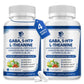 (2 PACK)GABA Supplements 750mg with L-Theanine, 5-HTP, Ashwagandha, Lukaree GABA Capsules for Sleep, Focus, Mood Support, Cortisol Balance - 120 Day Supply