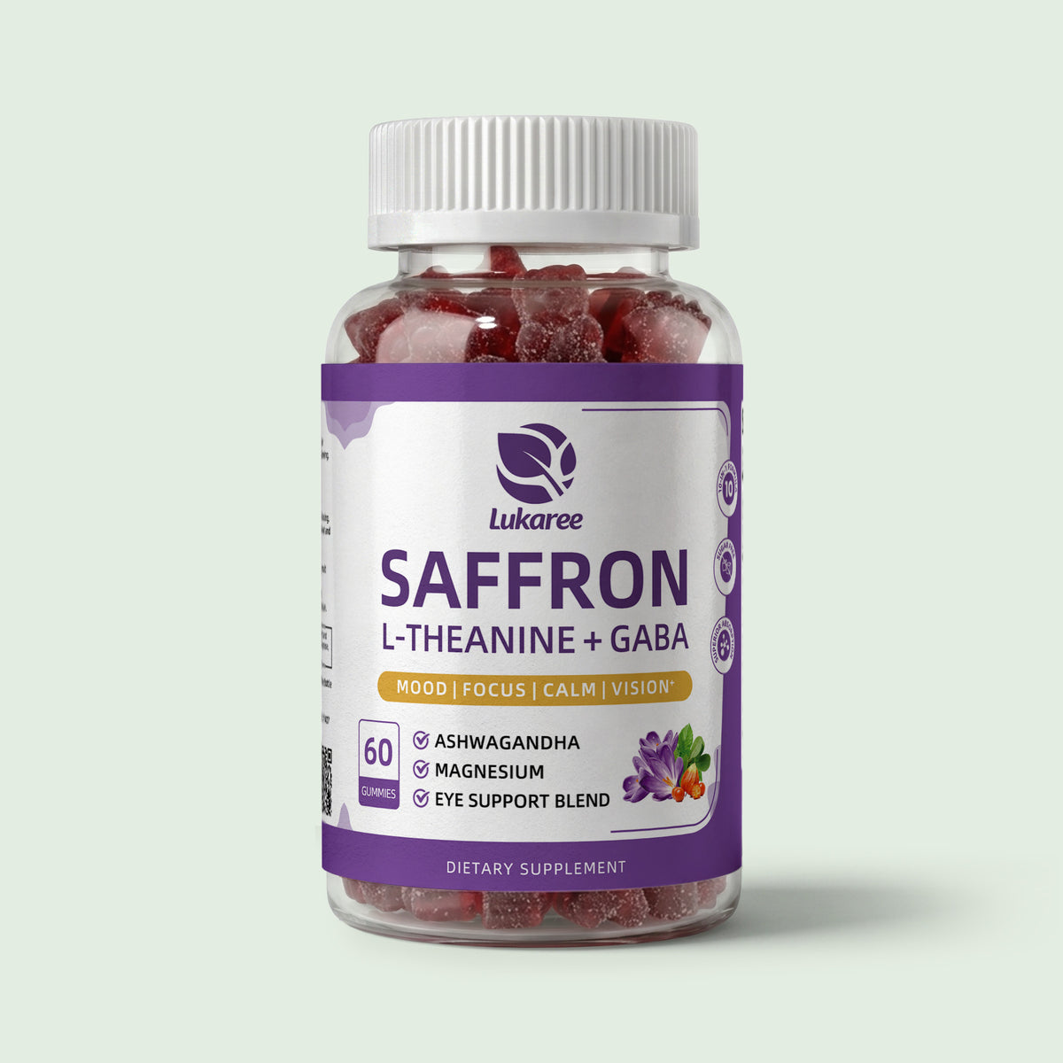 10-in-1 Saffron Gummies • Mixed Berry Flavor
