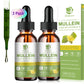 Mullein Drops for Lungs 600,000‬mg, Lung Detox & Cleanse, 16 in 1 Vegan Mullein Leaf Extract Tincture with Chlorophyll, Elderberry, etc, Natural Herbal Supplement for Respiratory, Immune, 60 Servings