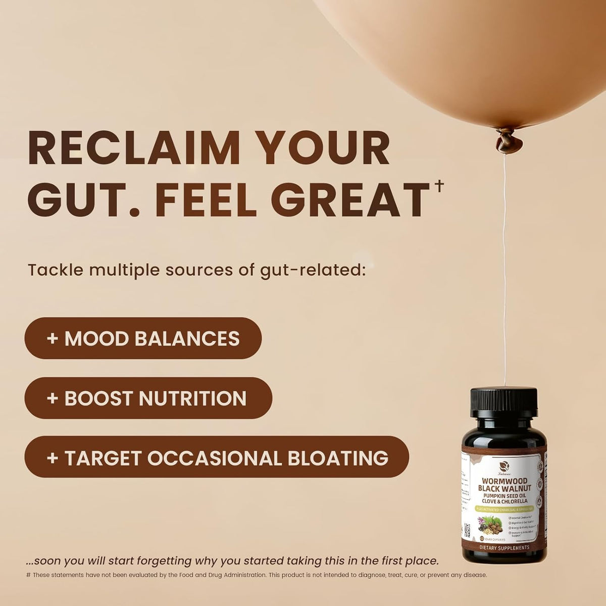 16 IN 1 Wormwood Black Walnut Complex • 60 Capsules