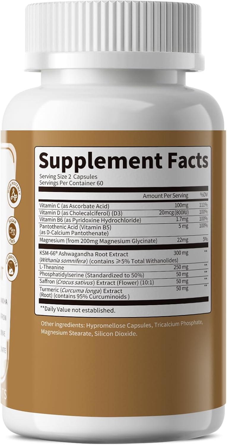 10-in-1 Cortisol Balance Manager | 120 Vegan Capsules