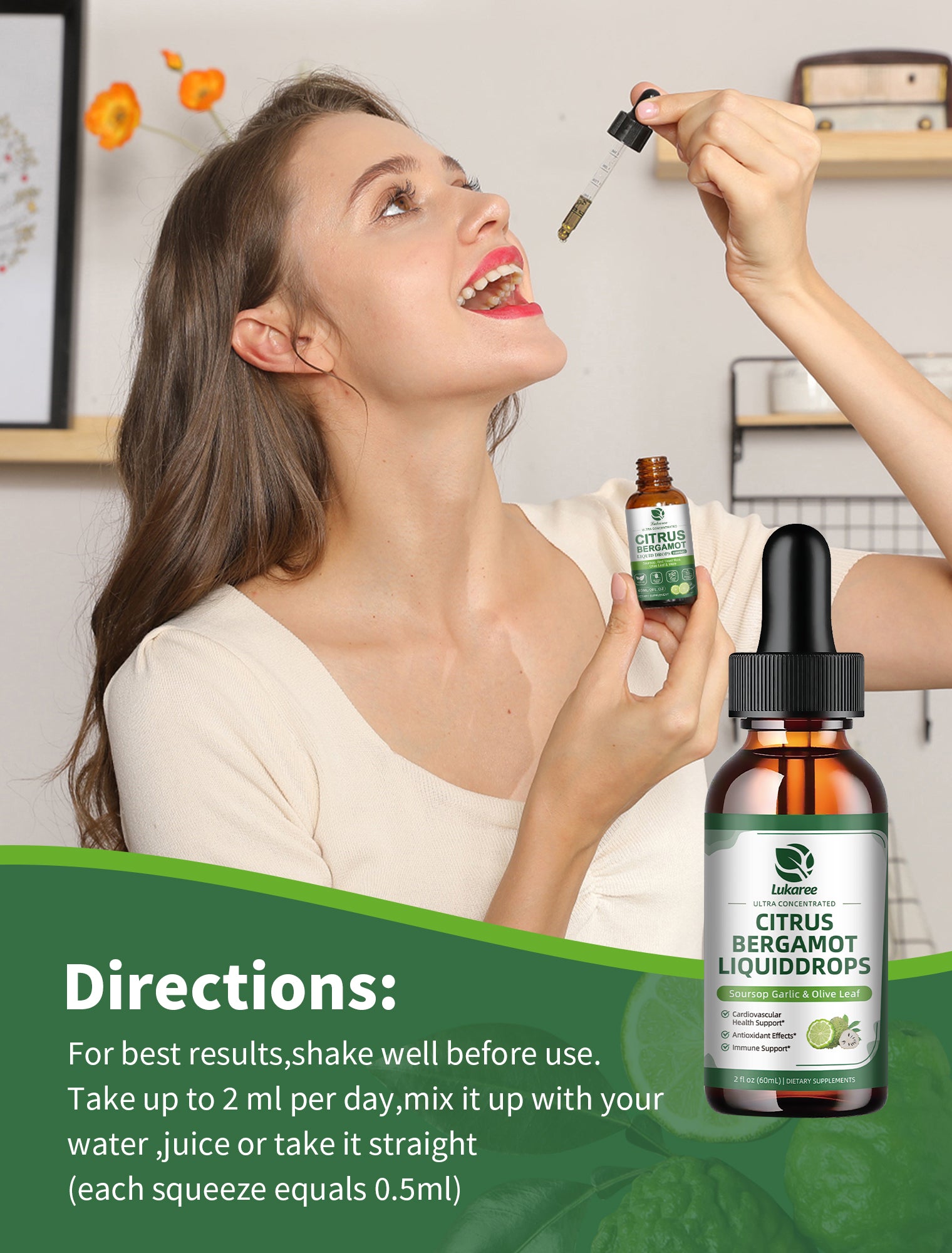 11-in-1 Citrus Bergamot Drops • 2 fl oz (60ml)