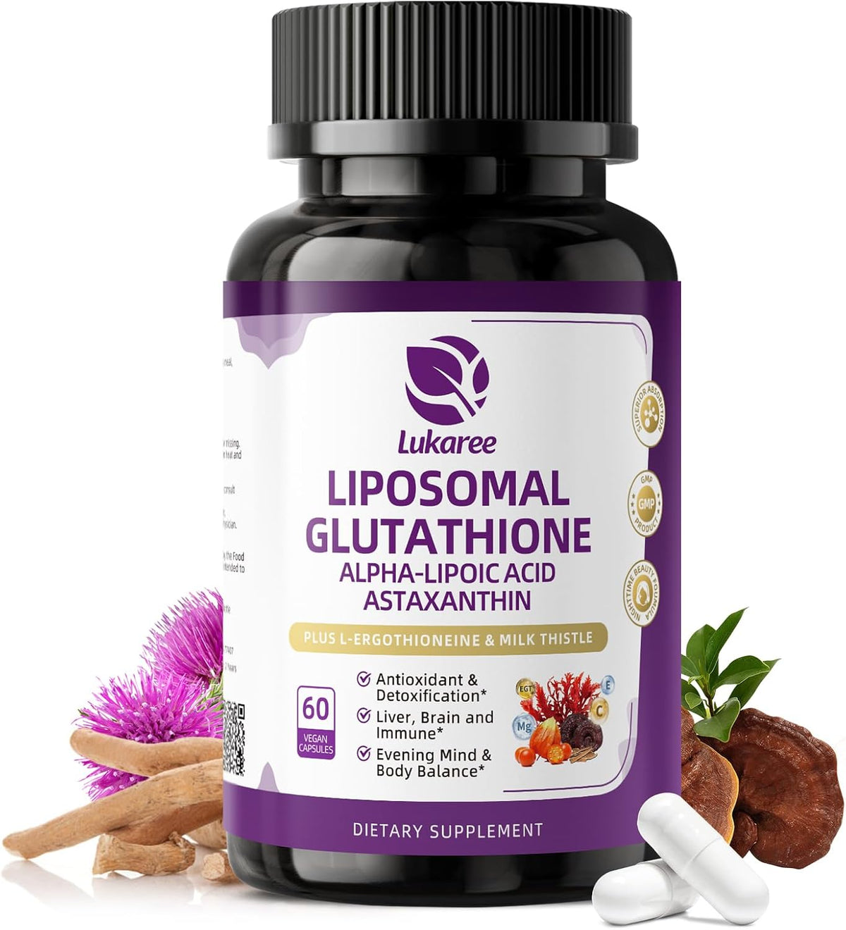 Liposomal Glutathione 500mg Complex  • 60 Capsules