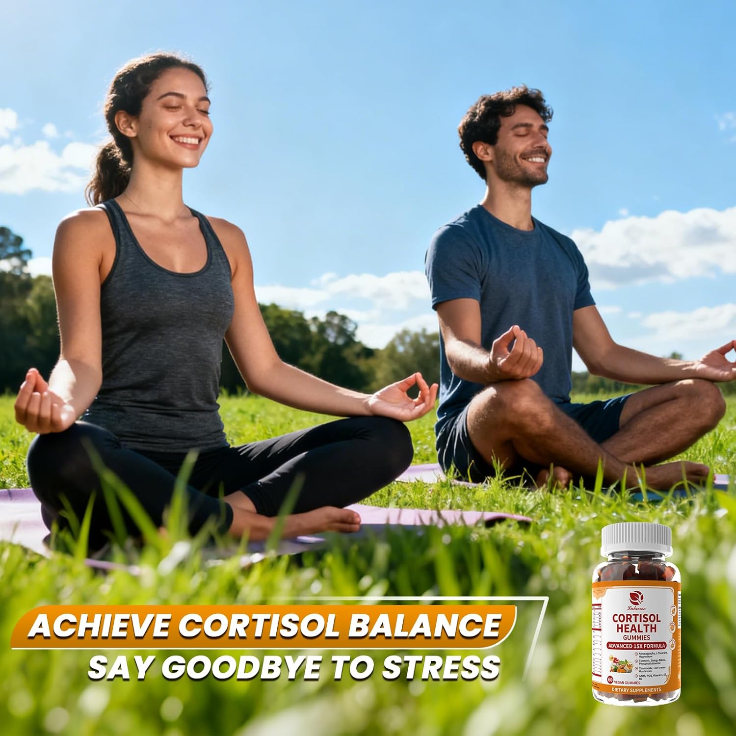 15-in-1 Cortisol Calm Gummies • 60 Count