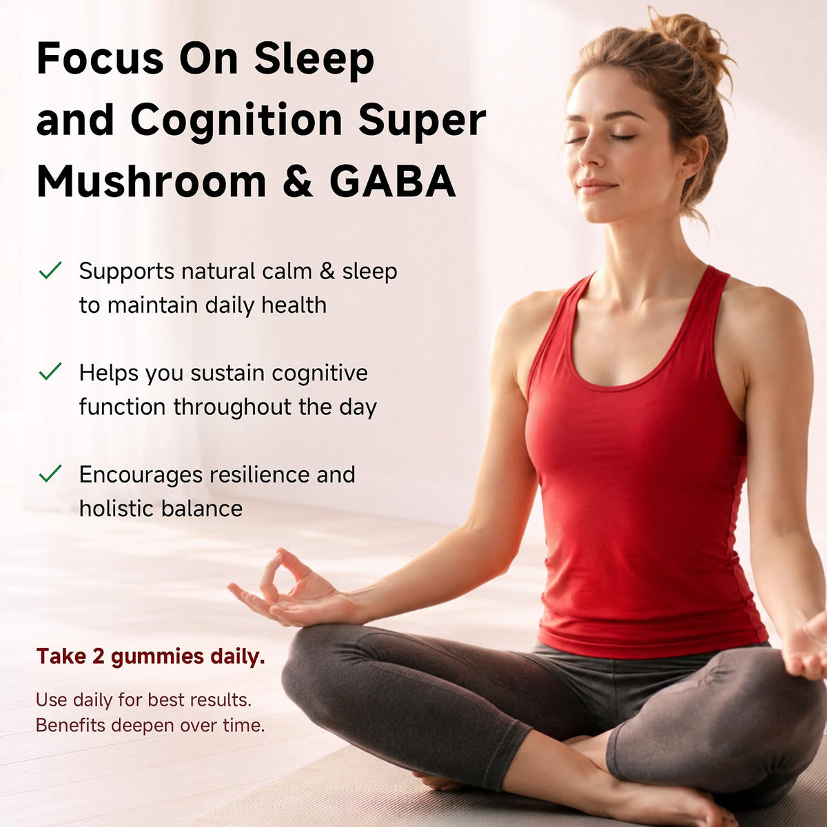 Mushroom & GABA Sleep Support Gummies • 60 Count
