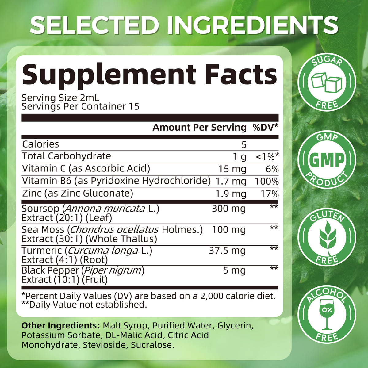 7-IN-1 Soursop Liquid Drops • 1 fl oz (2-Pack)