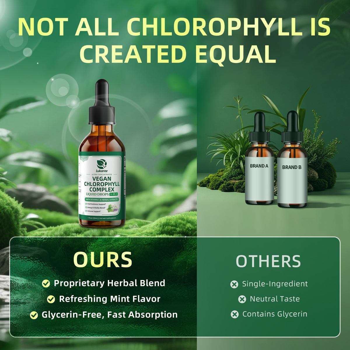 Chlorophyll Drops 200mg  • 1 fl oz (30ml)