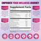 10 in 1  Cortisol Supplement Liquid Drops Hormone Balance, Blueberry Flavor