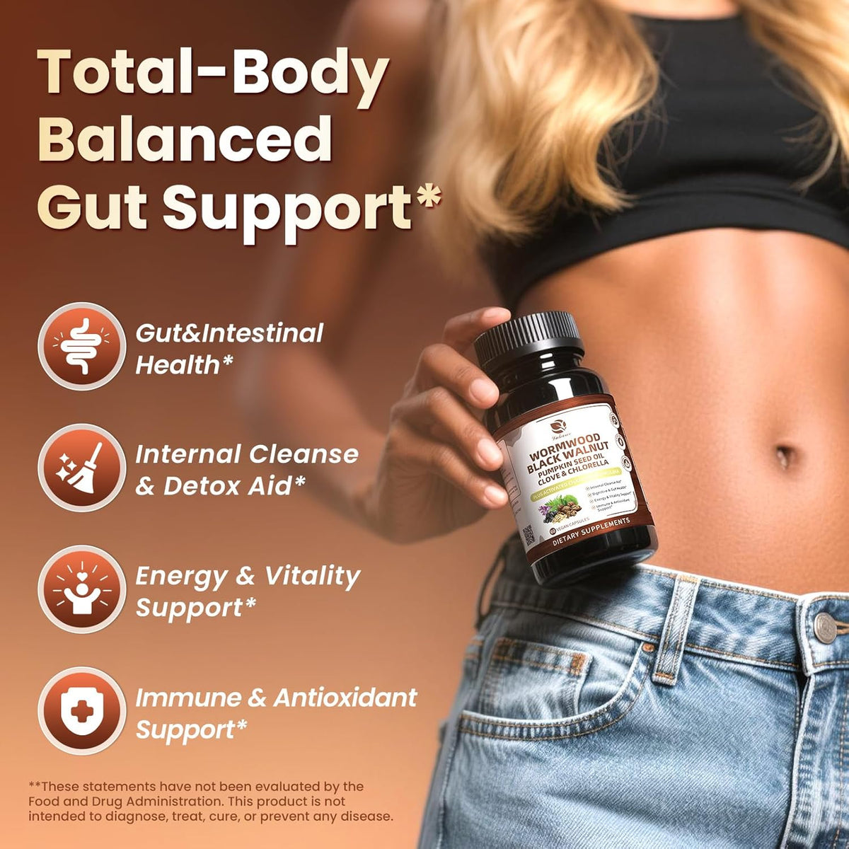16 IN 1 Wormwood Black Walnut Complex • 60 Capsules