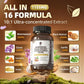 16-in-1 Wormwood Black Walnut Capsules with Clove Garlic Turmeric for Rapid Gut Cleanse & Digestive Health | Liposomal Delivery 98% Absorption