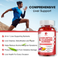 Lukaree Sugar-Free Vegan Liver Cleanse Gummies for Detox, Repair & Liver Health
