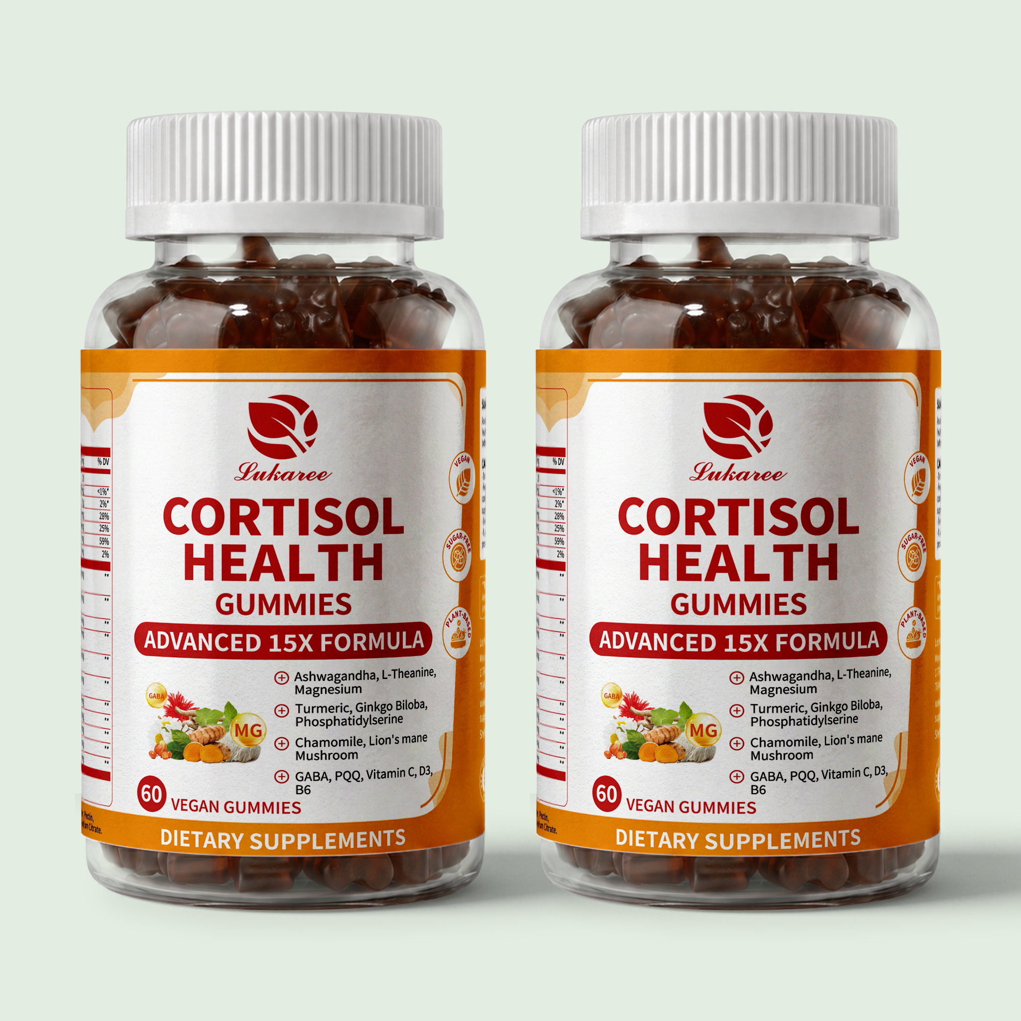 15-in-1 Cortisol Calm Gummies • 60 Count
