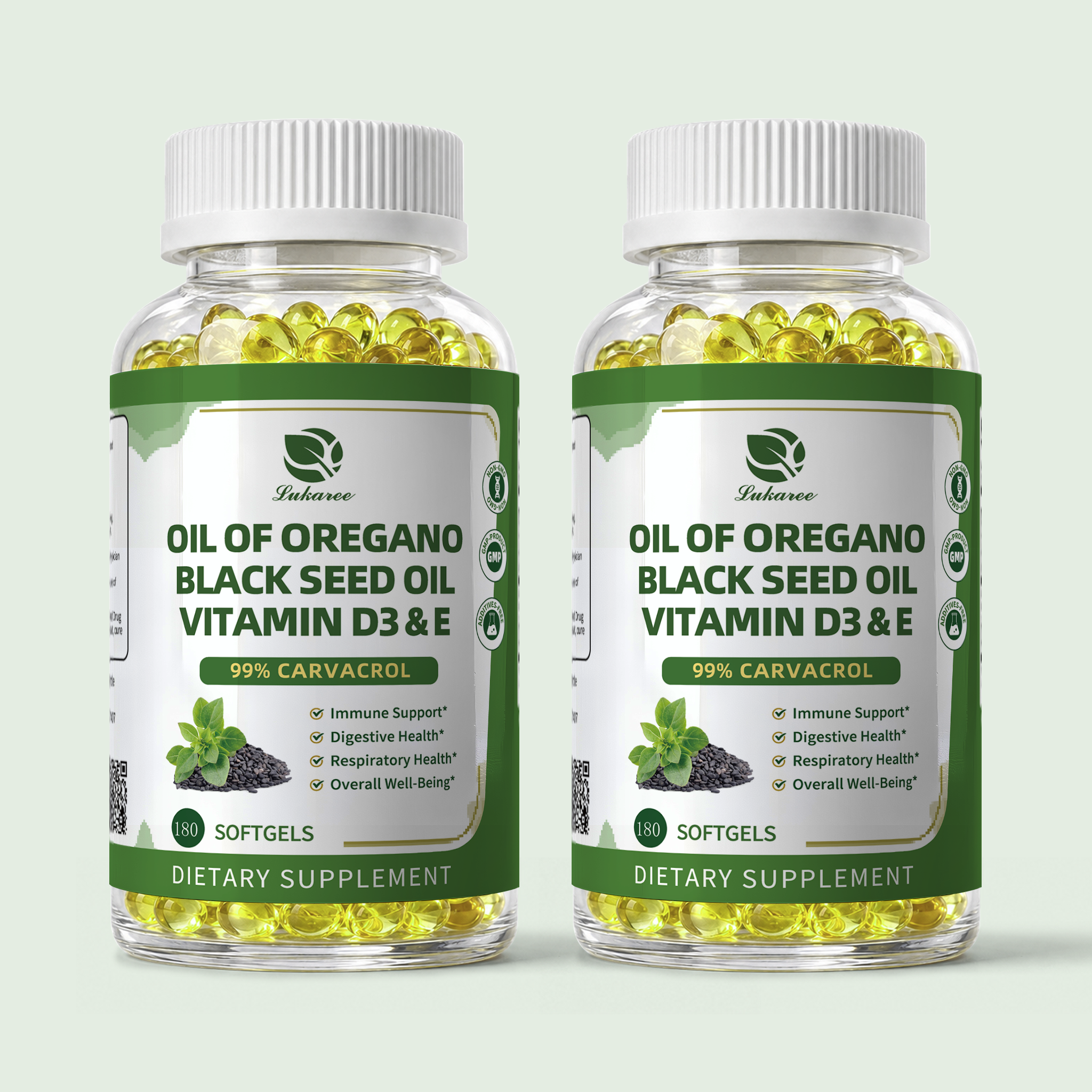 Oregano Oil Softgels • 180 Count