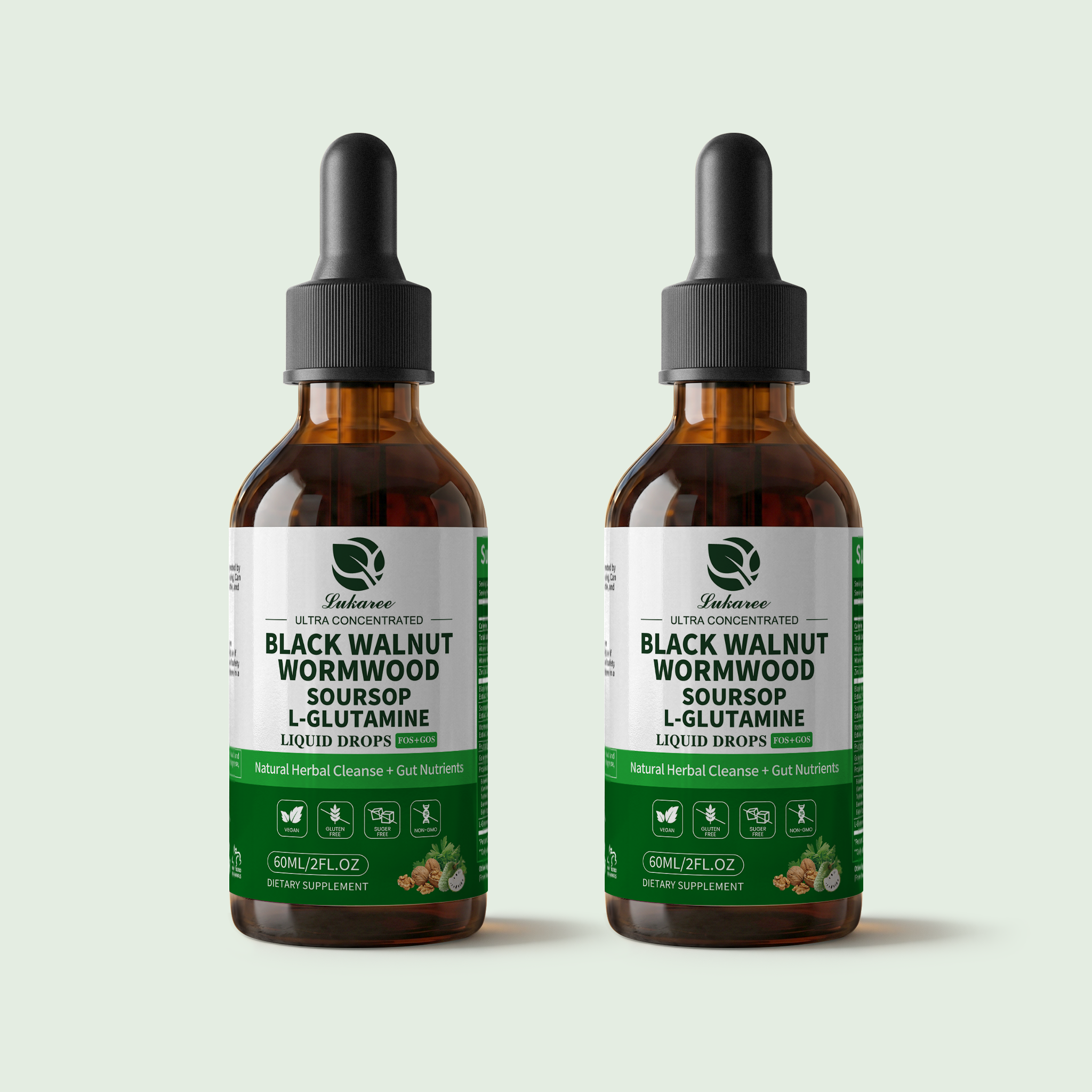 13-in-1 Soursop Black Walnut Drops • 2 fl oz (2-Pack)