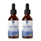 Sea Moss Liquid Drops – Irish Sea Moss with Ashwagandha, Moringa, Black Seed, Mullein Leaf, Chlorophyllin, Elderberry Extract | 2 Fl Oz