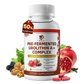 Lukaree 1155mg Urolithin A+ Complex - Pre-Fermented for Maximum Absorption - 9-in-1 Anti-Aging Formula with 50% Ellagic Acid, Resveratrol & Gut Support - 120 Vegan Capsules (60-Day Supply)