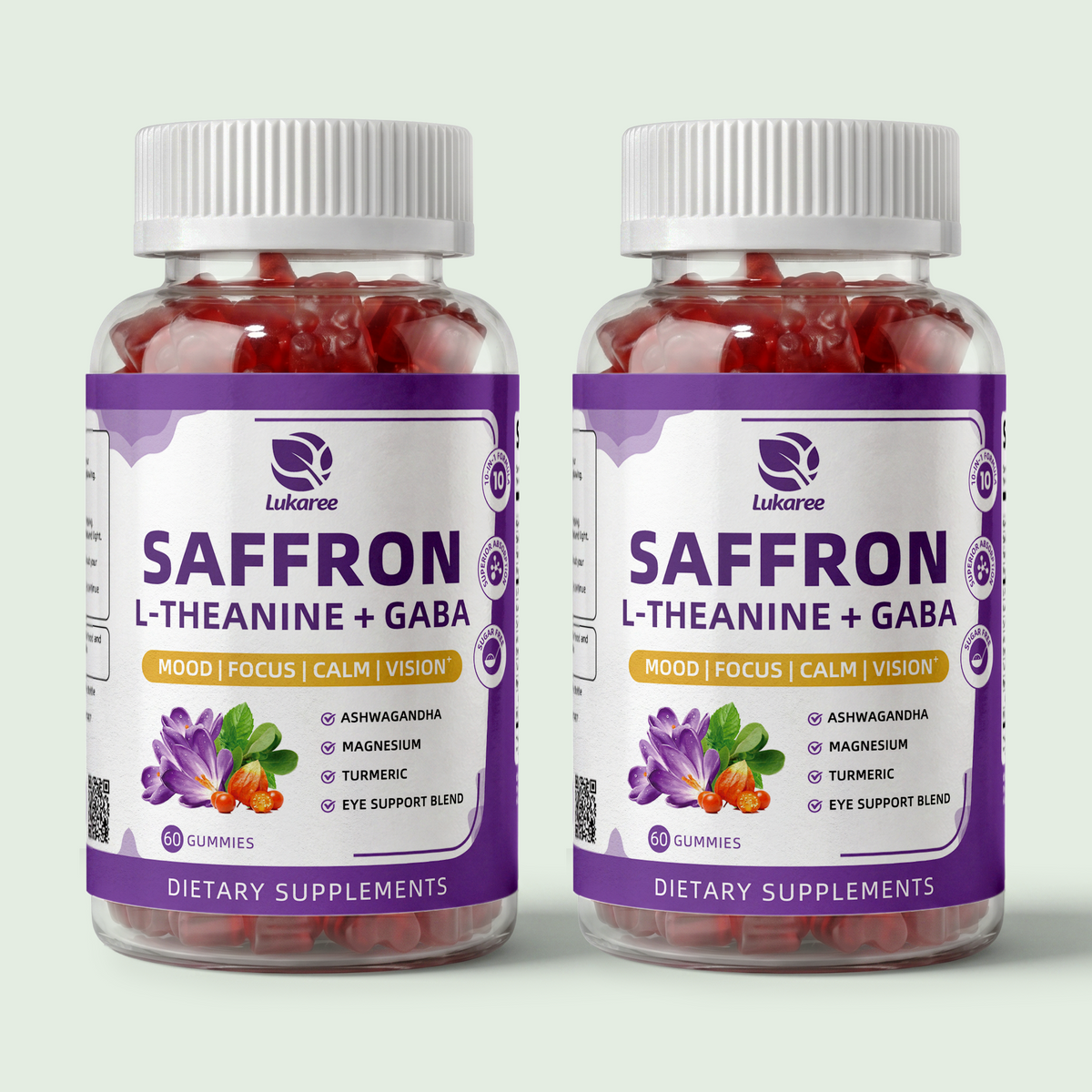 10-in-1 Saffron Gummies • Mixed Berry Flavor