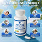 GABA Supplements 750mg with L-Theanine, 5-HTP, Ashwagandha, Lemon Balm, Ginkgo Biloba, Omega-3, GABA Capsules for Sleep, Focus, Mood Support, Cortisol Balance - 60 Day Supply, Melatonin-Free