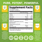 The Ingredient label of Lukaree Organic Oregano Oil Capsules