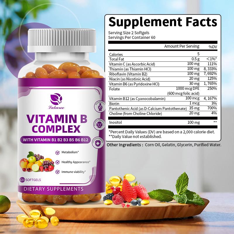 Vitamin B Complex Capsules - Lukaree